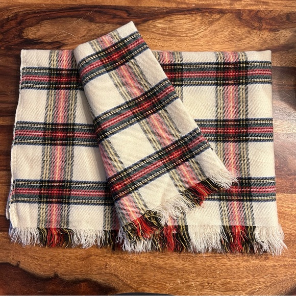 Plaid Fringe Eternity Scarf by Aldo - Picture 2 of 12